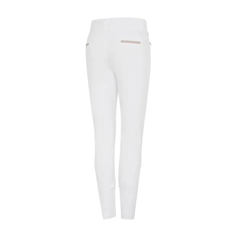Samshield Clara Knee Grip Breeches White-Rose Gold-1